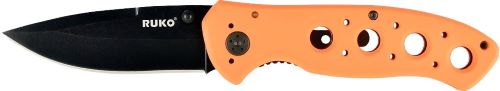 RUKO FOLDER 3.25″ BLAZE ORANGE – HANDLE CLAMSHELL