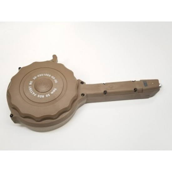 RWB DRUM MAG GLOCK 9MM 50RD TAN POLYMER (20)
