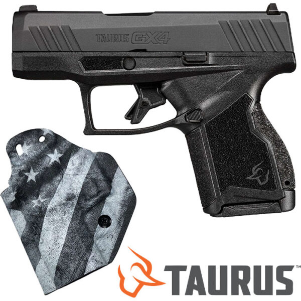 GX4 9MM 3 inch Barrel 11 Round Black/Black Mission First Tactical Inside Waistba