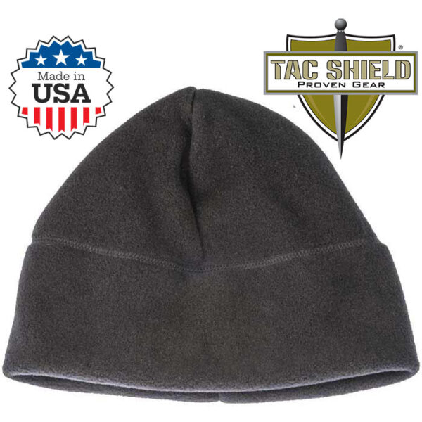 Military Fleece Cap Black Black One Size