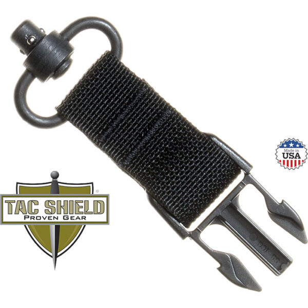 SRB Attachment for QD Push Button Black 1 1/4in