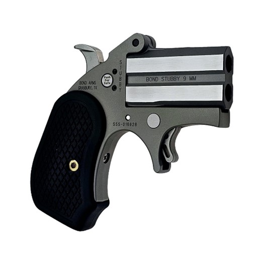 BOND ARMS STUBBY 9MM SS 2.2″ FS B6 Grips