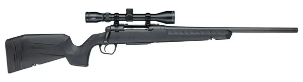 SAVAGE GEN2 AXIS XP 270 WIN RIFLE 20″ TB BLK SYNTHETIC W/SCOPE