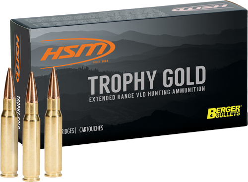 HSM TROPHY GOLD 6MM BENCHREST – 95GR BERGER VLD 20RD 25BX/CS