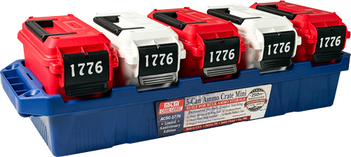 MTM 5 MINI AMMO CANS WITH – CUSTOM TRAY AMERICA 250 EDTN