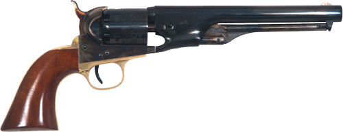 CIMARRON 1861 NAVY CIVILLIAN – 36 CALIBER 7.5″ WALNUT