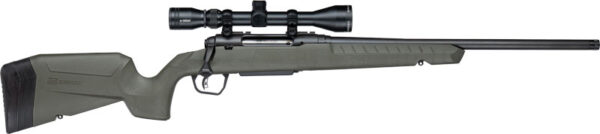 SAVAGE AXIS 2 XP 30-06 20″ – THREADED W/3-9X40 BLACK/GREEN