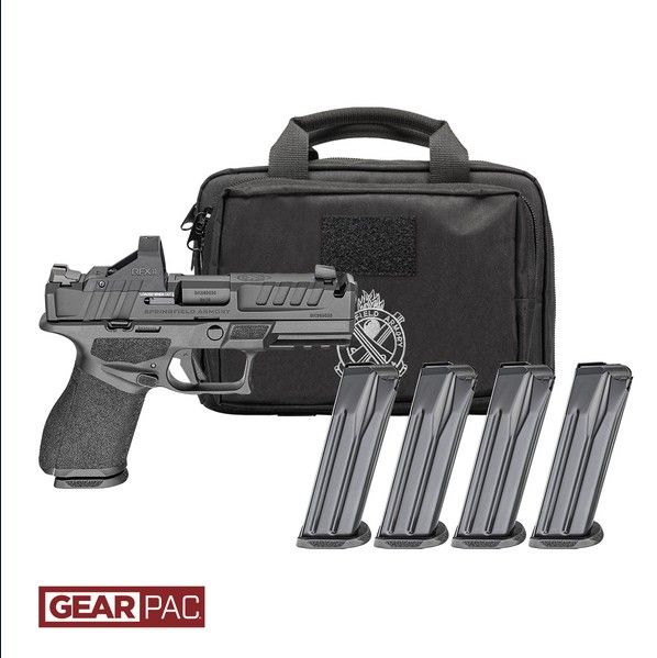 SPRINGFIELD ECHELON 9MM 4″ – COMP COMPACT 10RD GEAR PAC