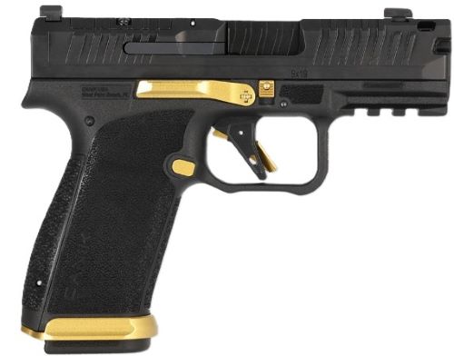 CANIK METE MC9 PRIME 9MM 3.65″ – OR NS 2-17RD BLACK/GOLD TALO