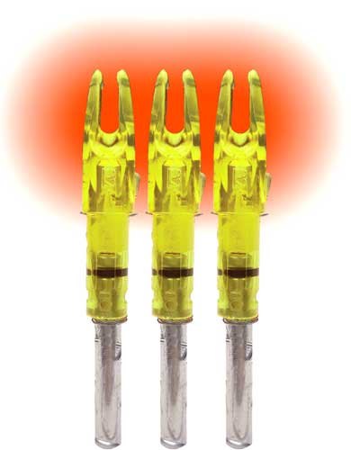 LUMENOK LIGHTED NOCK – SIGNATURE SERIES HD ORANGE 3PK