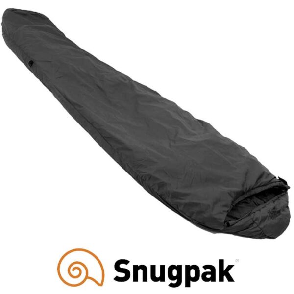 Softie Elite 3 Sleeping Bag Black with Right Zipper 14 to 23 Degrees