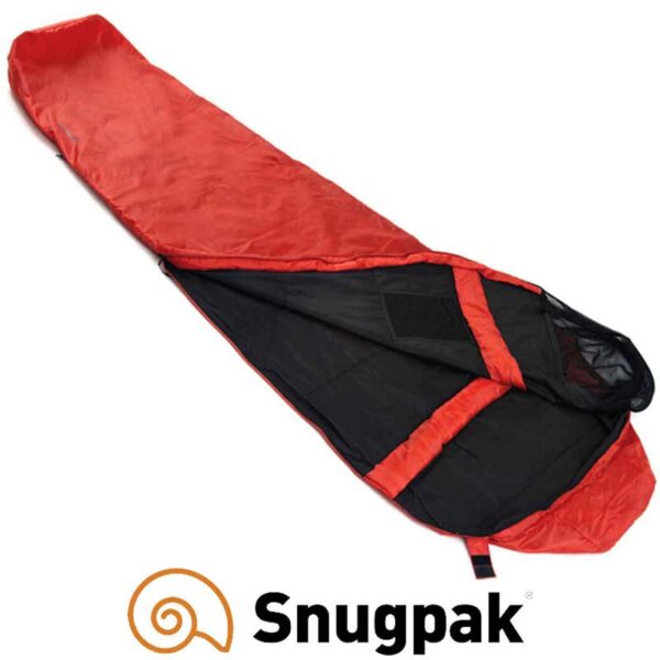 Travelpak 1 Sleeping Bag Red with Left Zipper 35 to 46 Degrees