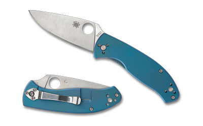 SPYDERCO TENACIOUS TI 3.35″ BLUE/SLV