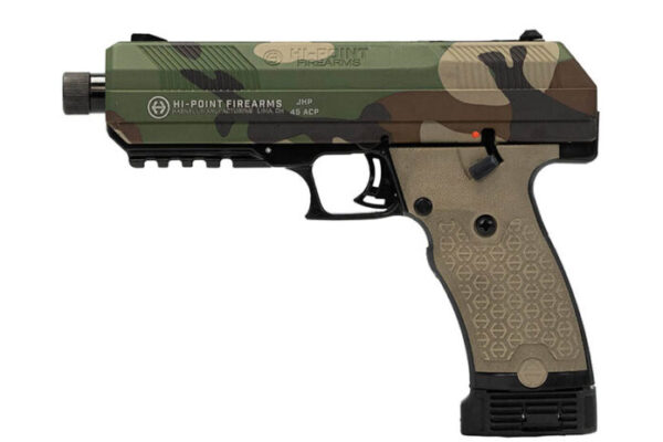 HIPOINT JXP 10MM PISTOL M81 CAMO 5.2″ THRD BARREL 10RD MAGAZINE