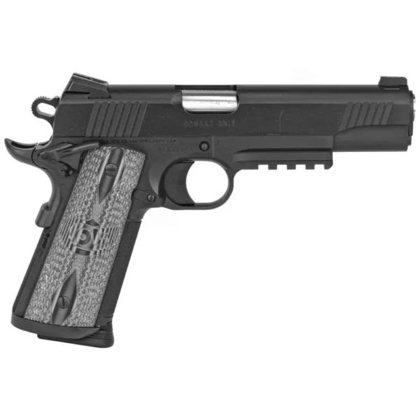 COLT 1911 CCU RAIL 45 ACP 5″ MATTE BLACK DLC
