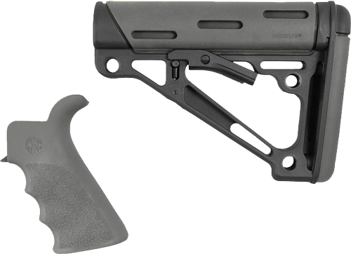 HOGUE AR-15/M-16 KIT MIL-SPEC – GRIP W/ COLLAPSIBLE STOCK GREY