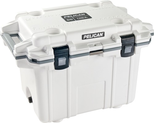 PELICAN COOLERS IM 50 QUART – ELITE WHITE/GRAY