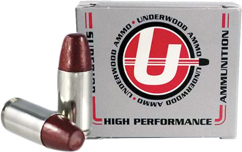 UNDERWOOD 9MM +P 147GR HARD – CAST LEAD-FN 20RD 10BX/CS