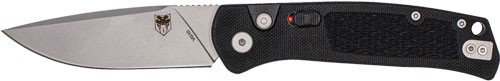 COBRATEC RECON PUSH BUTTON – AUTO 3.12″ BLACK G10
