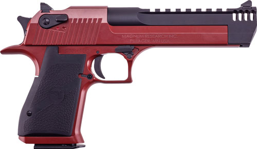 DESERT EAGLE MARK XIX 50AE 6″ – CRIMSON RED CERAKOTE BLACK