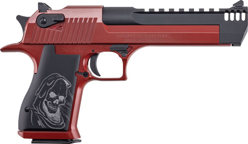 DESERT EAGLE MARK XIX 50AE 6″ – CRIMSON RED GRIM REAPER GRIPS