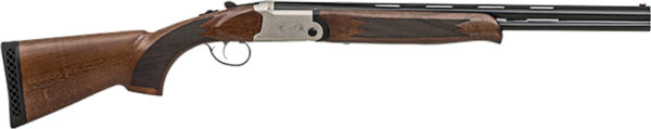 CRICKETT O/U FIELD 410 3″ 20″ – WALNUT SILVER ENGRAVED