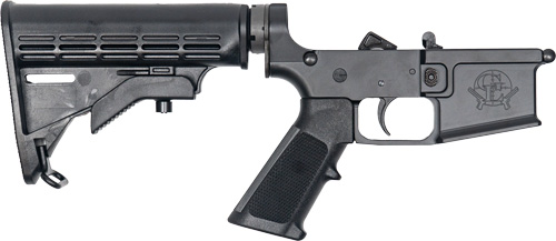 GLFA LOWER GROUP AR-15 5.56MM – W/ADJUSTABLE STOCK BLACK