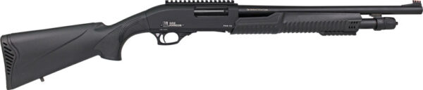 IVER JOHNSON PUMP 12GA 3″ 18″ – BLUED SYNTHETIC