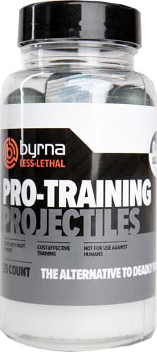 BYRNA PRO TRAINING PROJECTILES – 25CT TUB .61 CAL FITS CL LNCHR