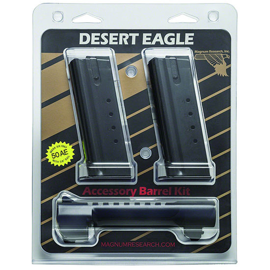 MR BBL DESERT EAGLE 50AE 6 BLK W/ 2 MAGS CLAM PK