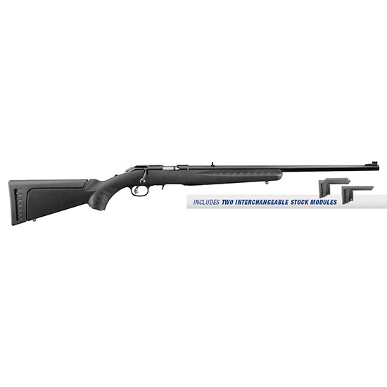 RUG AMERICAN 22LR 22 BLK SYN 10RD