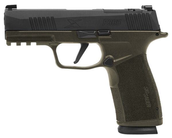 SIG P365 X MACRO GRN/BLK 9MM 3.7 17RD OR