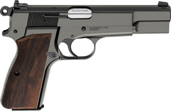 SPR SA-35 9MM 4.7 POLIS BLK WALNUT GRIPS 15RD