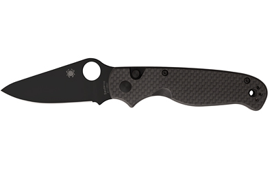 SPYDERCO BUTTONUP CF PE 3.27″ BLK