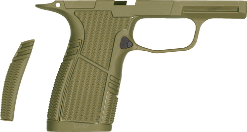 TYRANT CNC SIG P365 GRIP – MODULE SNUB SIZE OD GREEN