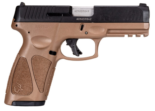 TAURUS G3 9MM BLK/BROWN 4″ 15+1