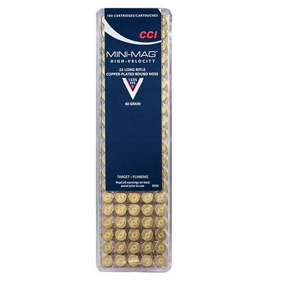 CCI 22LR 40GR TARGET MINI MAG CPRN 100/50