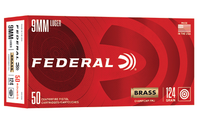 FED CHAMP 9MM 124GR FMJ 50/1000