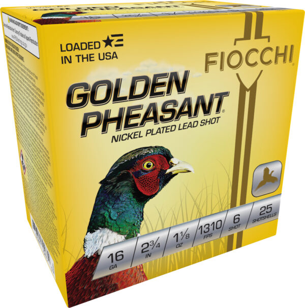 FIO GOLDEN PHEASANT 16GA 2.75 1 1/8OZ #6 25/10