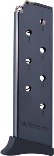 MEC-GAR MAGAZINE BERSA THUNDER – 380ACP 8RD FINGER REST BLUED
