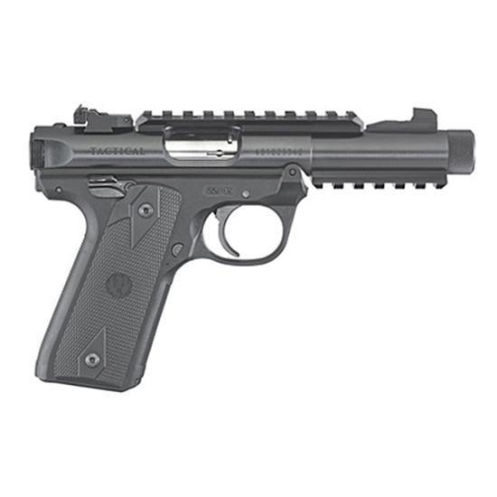RUG MARK IV 22/45 22LR TACTICAL 4.4 TB AS OR