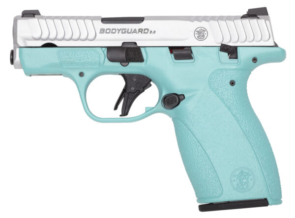 SW M&P BODYGUARD 380ACP 2.0 ROBIN EGG BLUE SATIN