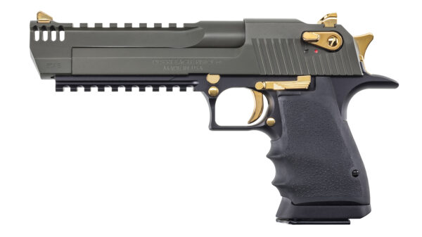 MGNM RSRCH LT WEIGHT DE50 PSTL GREEN/GOLD APPTMNTS 6″ BARREL