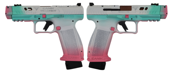 CANIK TTI COMBAT SMOKE TROPICAL 9MM PISTOL 4.6″ 2-18RD